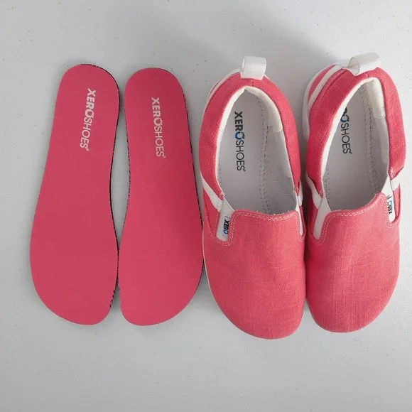 Xero Women's Aptos Geranium Pink Hemp Canvas Slip On Shoes size 8 - Picture 7 of 10